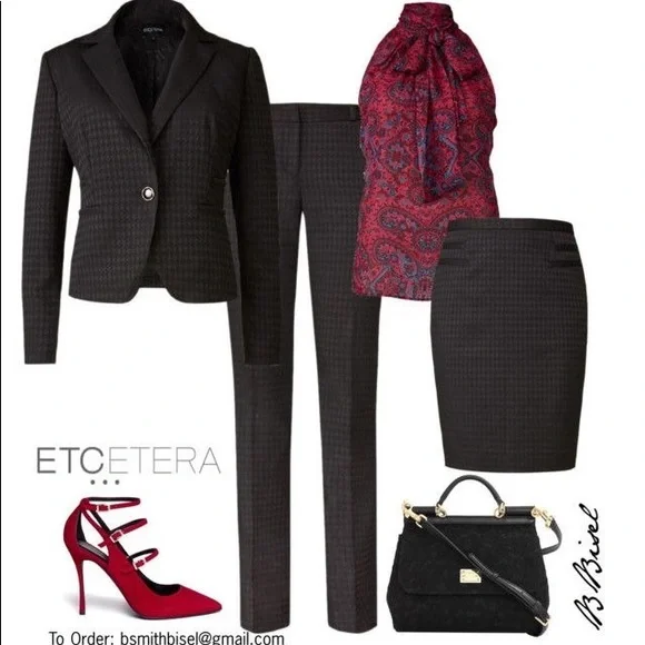 NWT 16 Etcetera Maestro Suit Pant - Picture 2 of 3